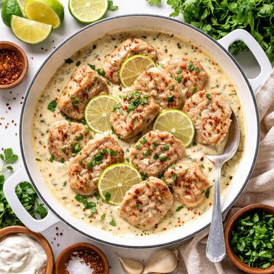 Image of Pork in Lime Cream Sauce