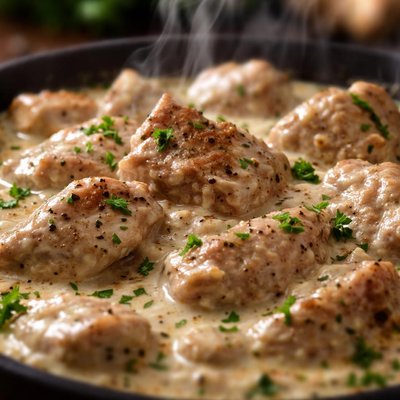 Image of Pork in Sour Cream Gravy