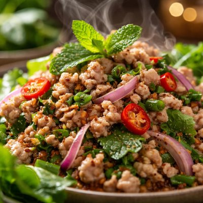 Image of Pork Larb with Fresh Herbs