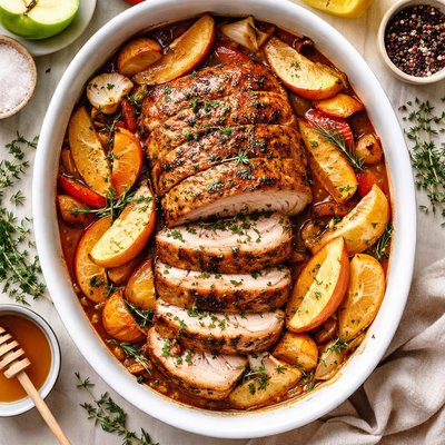 Image of Pork Loin with Apples