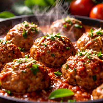 Image of Pork Meatballs Ala Italian