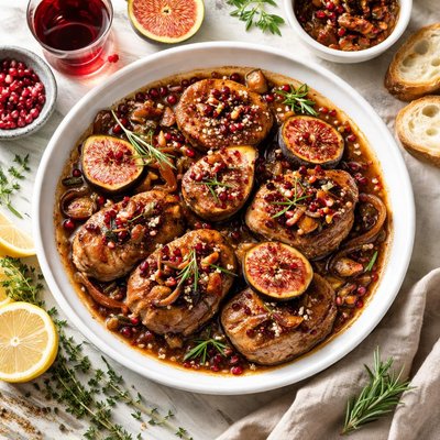 Image of Pork Medallions with Fig Port Wine Sauce