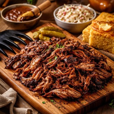 Image of Pork of the Gods Paleopot Com Smokey Pulled Pork