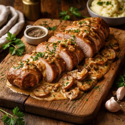 Image of Pork Tenderloin Diane