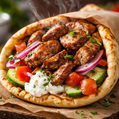 Image of Pork Tenderloin Gyros