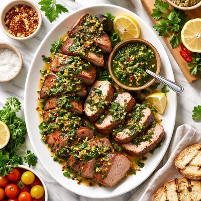 Image of Pork Tenderloin with Chimichurri