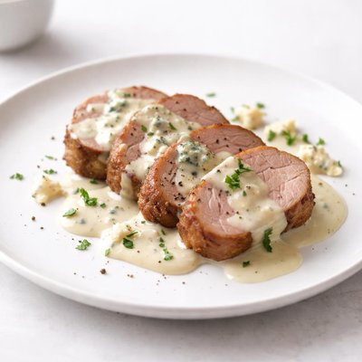 Image of Pork Tenderloin with Gorgonzola Sauce