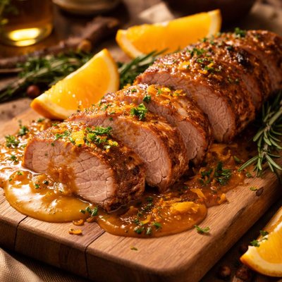 Image of Pork Tenderloin with Orange Sauce