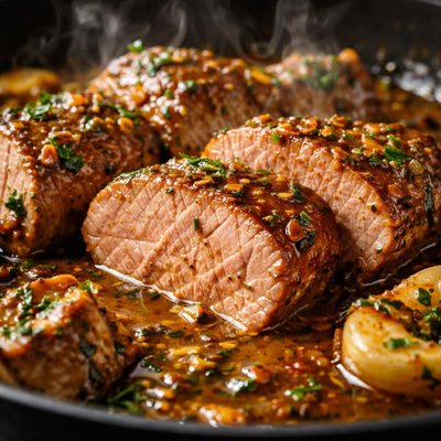 Image of Pork Tenderloin with Pan Sauce