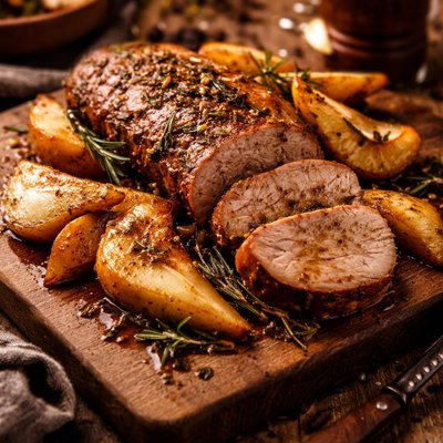 Image of Pork Tenderloin with Pears