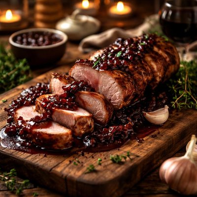 Image of Pork Tenderloin with Port Sauce