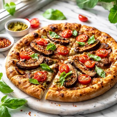 Image of Portabella and Tomato Pizza