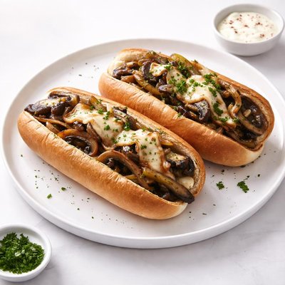 Image of Portabella Cheese Steaks