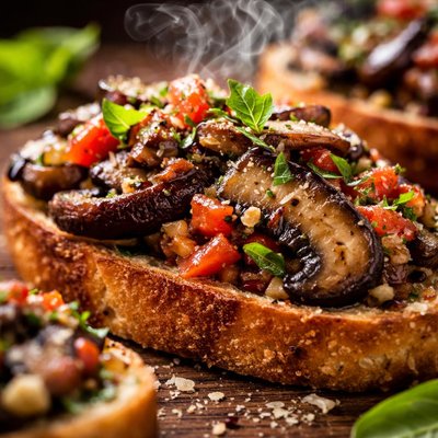 Image of Portabella Mushroom Bruschetta