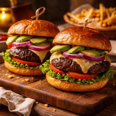 Image of Portabella Mushroom Burgers
