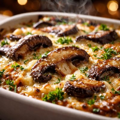 Image of Portabella Mushroom Casserole