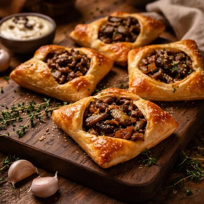 Image of Portabella Mushroom Pastries