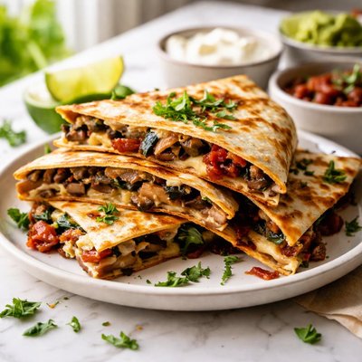 Image of Portabella Sun Dried Tomato Quesadilla