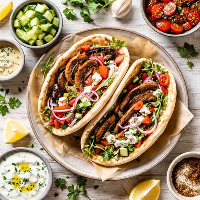 Image of Portabellas in Pita