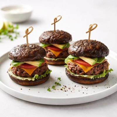 Image of Portabello Baby Burgers
