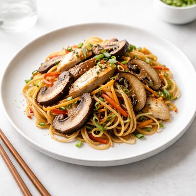Image of Portobello Chicken Lomein
