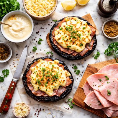 Image of Portobello Croque Monsieur