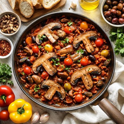 Image of Portobello Porcini Cacciatore Vegetarian
