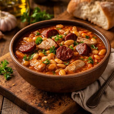 Image of Portuguese Bean Stew Feijao a Portuguesa