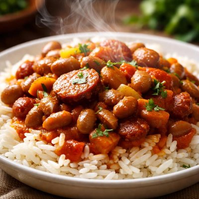 Image of Portuguese Beans with Rice