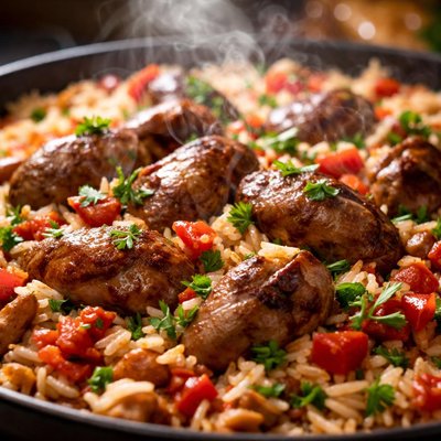 Image of Portuguese Chicken Livers Rice