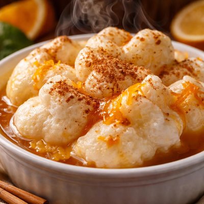 Image of Portuguese Poached Meringue Pudim Molokov