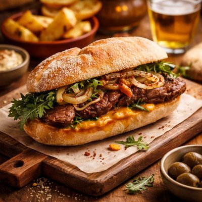 Image of Whole30 Portuguese Prego Roll