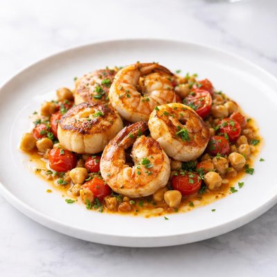 Image of Portuguese Shrimp and Scallops