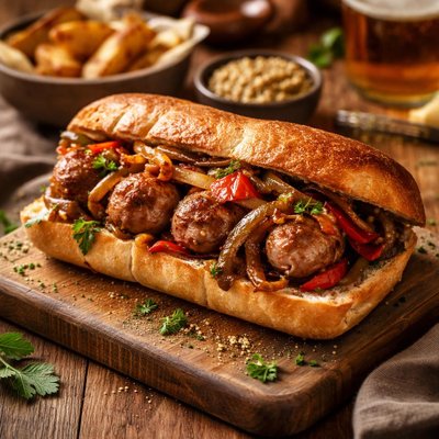 Image of Posh Sausage Sandwich