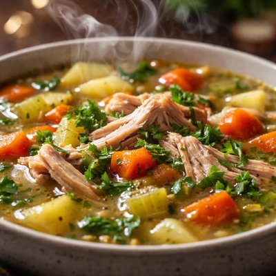 Image of Post Thanksgiving Turkey Soup