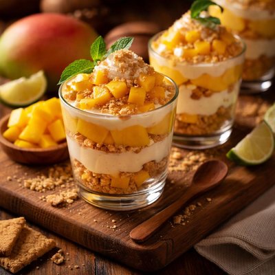 Image of Postre De Mango Mango Dessert