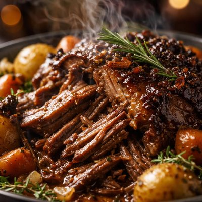 Image of Pot Roast with Bourbon Maple Glaze
