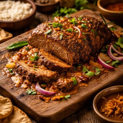 Image of Pot Roast with Gravy Indian Style