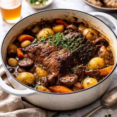Image of Pot Roast with Porcini and Beer