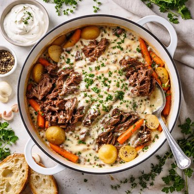 Image of Pot Roast with Sour Cream Gravy