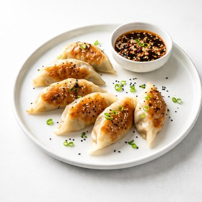 Image of Pot Stickers Chinese Dumplings