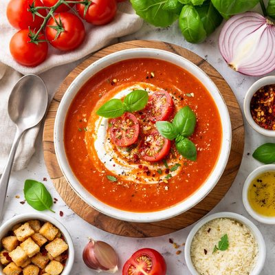Image of Potage De Tomate or Tomato Soup If You Prefer