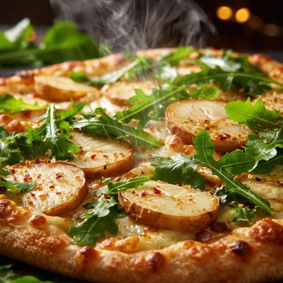 Image of Potato and Arugula Pizza