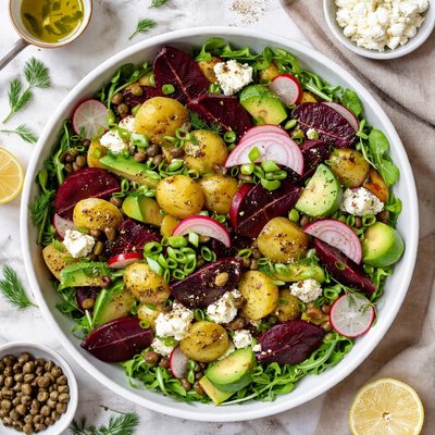 Image of Potato and Beet Salad