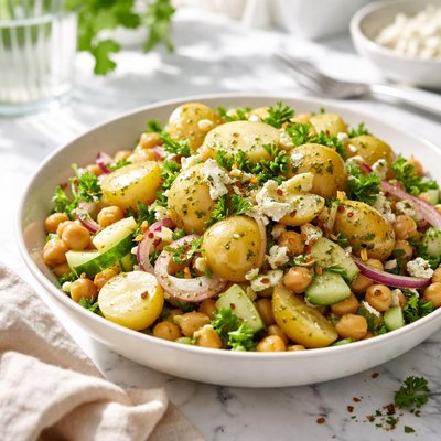 Image of Potato and Chickpea Salad