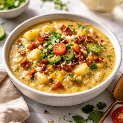 Image of Potato and Chile Soup