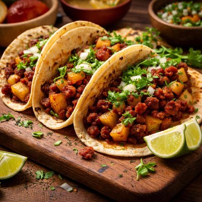 Image of Potato and Chorizo Taco