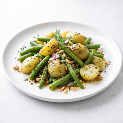 Image of Potato and Green Bean Salad with Balsamic Vinaigrette