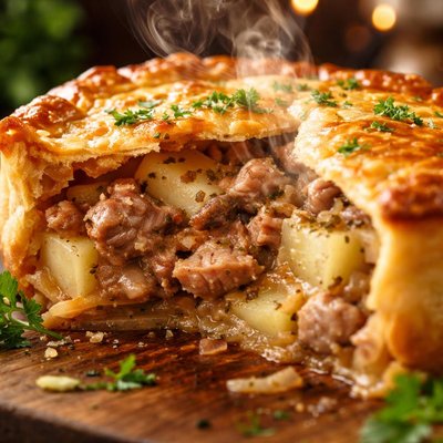 Image of Potato and Pork Pie