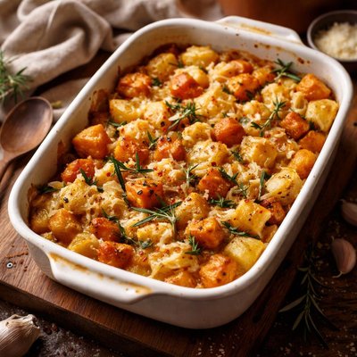 Image of Potato and Pumpkin Bake